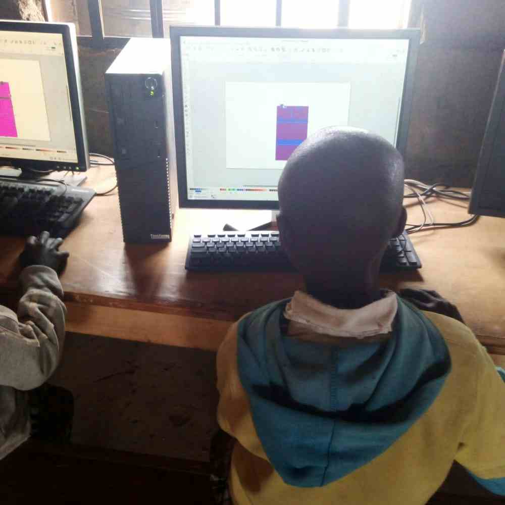 Students Designing Schools in Logiri Primary